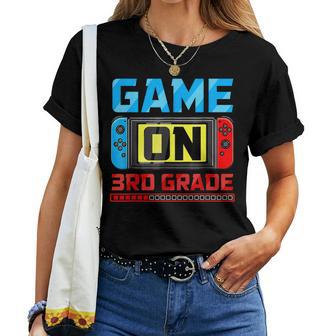 Video Game On 3Rd Grade Gamer Back To School First Day Boys Women T-shirt - Thegiftio UK