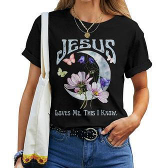 Vintage Boho Retro Christian Faith Jesus Inspirational Grace Faith Women T-shirt | Mazezy UK