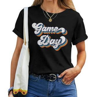 Vintage Game Day Game Day For Women T-shirt | Mazezy