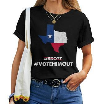 Vote Him Out Gregg Abbot Texas Governor Abbott Mississippi Women T-shirt | Mazezy AU