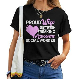 Welfare Almoner Social Worker Wife Women T-shirt | Mazezy
