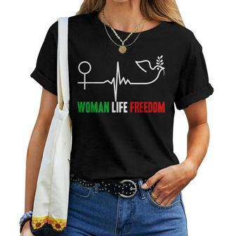 Woman Life Freedom Zan Zendegi Azadi Life Freedom Women T-shirt - Seseable