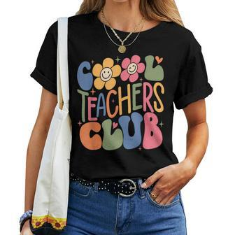 Women Teacher Cool Teachers Club Back To School Women T-shirt - Seseable