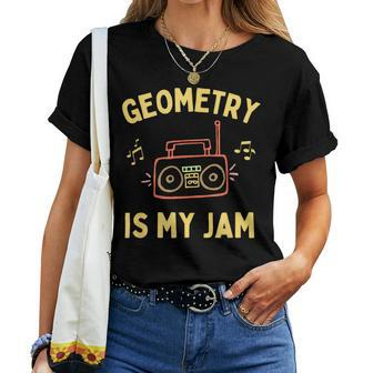 Women's Geometry Teacher Appreciation Geometry Professor Women T-shirt | Mazezy