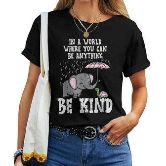 World Be Kind Elephant Trans Turtle Transgender Lgbt Women T-shirt | Mazezy DE
