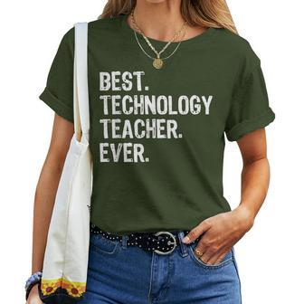 Best Technology Teacher Ever Christmas Women T-shirt | Mazezy