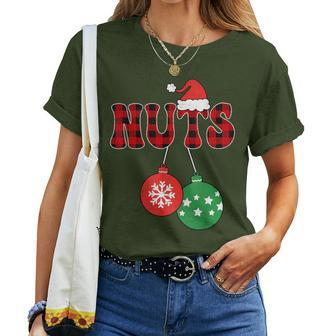 Chest Nuts Matching Chestnuts Christmas Couples Women Women T-shirt | Mazezy