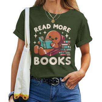 Christmas Teacher Read More Books Women Women T-shirt - Monsterry CA