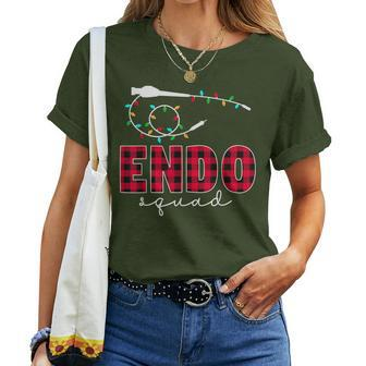 Endo Squad Endoscopy Endo Nurse Tech Christmas Women T-shirt - Monsterry CA