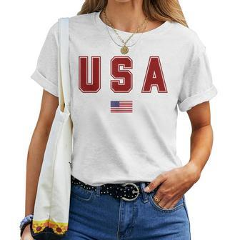 American Pride Flag July 4Th Usa Patriotic Men Women Kid Patriotic Women T-shirt Crewneck | Mazezy