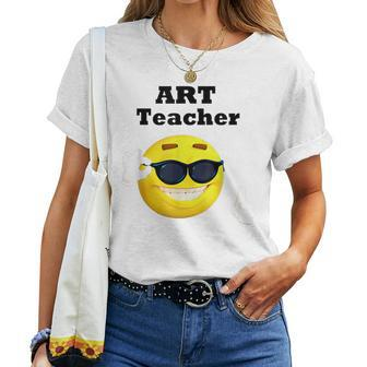 Art Teacher Children Adults Painting Drawing Sculpture Teach Women T-shirt | Mazezy