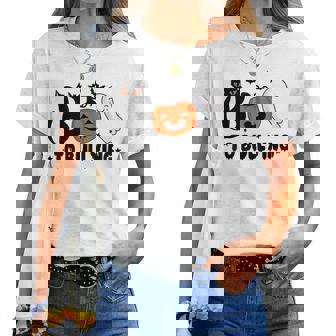 Boo To Bullying Unity Day Orange Halloween Be Kind Costume Women T-shirt | Mazezy