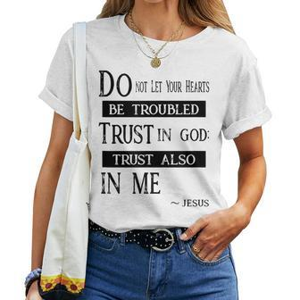 Christian T Faith Bible Quote T Women T-shirt | Mazezy