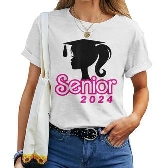 Class Of 2024 Senior Pink Seniors 2024 Girls Women T-shirt | Mazezy