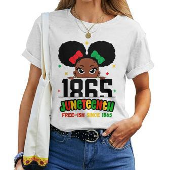 Cool Junenth Day Free-Ish Since 1865 For Women Women T-shirt - Seseable