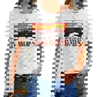 Cowboys Cowboy Killer Western Cactus Cactus Women T-shirt | Mazezy