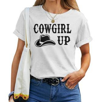 Cowgirl Boots Western Cowboy Hat Southern Horse Rodeo Ladies Rodeo Women T-shirt Crewneck | Mazezy