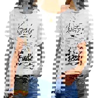 Cute Womens Summer Beauty Beach Vacation Graphic Vacation Women T-shirt | Mazezy