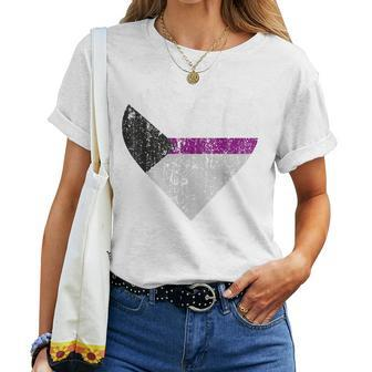 Demisexual Rainbow Flag Pride Transgender Lesbian Lgbt Women T-shirt | Mazezy