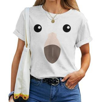 Flamingo Face Costume Easy Halloween Cute Bird Women T-shirt | Mazezy