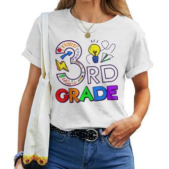 Going To 3Rd Grade Teacher Squad And Third Grade Boys Girls Women T-shirt Short Sleeve Graphic - Monsterry DE