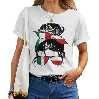 Half Italian Half Polish Girl Italy And Poland Mix Women T-shirt | Mazezy