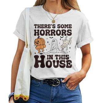 Halloween Some Horrors In This House Costume Women T-shirt - Seseable