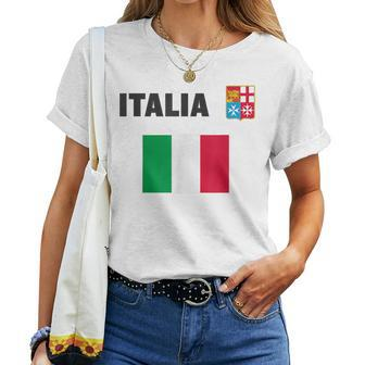 Italy Flag Cool Italia Soccer Italian Flags Men Women Women T-shirt | Mazezy
