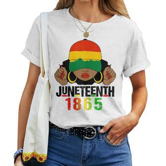 Junenth Is My Independence Day Black Women Black Pride Women T-shirt - Seseable