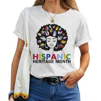 National Hispanic Heritage Month Messy Bun For Man Women T-shirt - Seseable