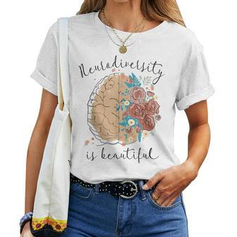 Neurodiversity Is Beautiful Brain Special Education Teacher Women T-shirt | Mazezy