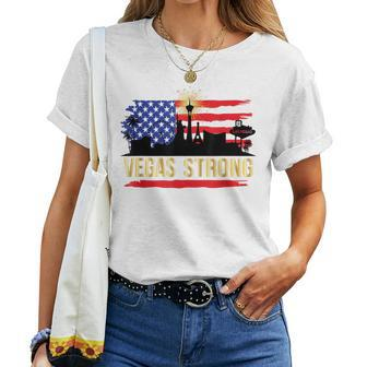 New Las Vegas Strong For And Youth Women T-shirt - Seseable