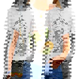 Outside I Be Hootin Inside I Be Hollerin's Frog Women T-shirt - Seseable