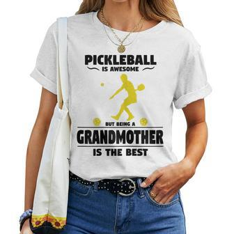 Pickleball - For Proud Grandmothers Grandma Pickleball Women T-shirt | Mazezy DE