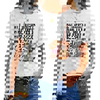 Retro Sand In My Boots Western Cowgirl Cowboy Boots Guitar Women T-shirt | Mazezy