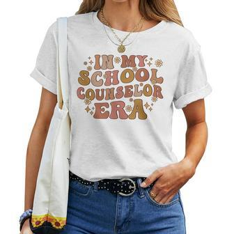 Retro In My School Counselor Era Back To School Women Women T-shirt - Monsterry DE