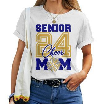Senior Cheer Mom 2024 Cheerleader Parent Class Of 2024 Women T-shirt - Seseable