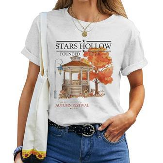 Star Fall Hollow Autumn Festival Women T-shirt - Seseable
