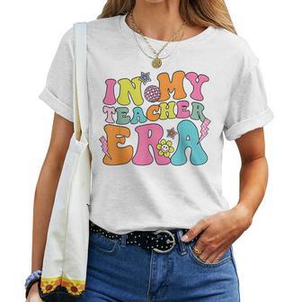 In My Teacher Era First Day Of School Back To School Retro Women T-shirt | Mazezy