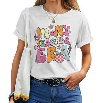 In My Teacher Era First Day Of School Back To School Retro Women T-shirt | Mazezy