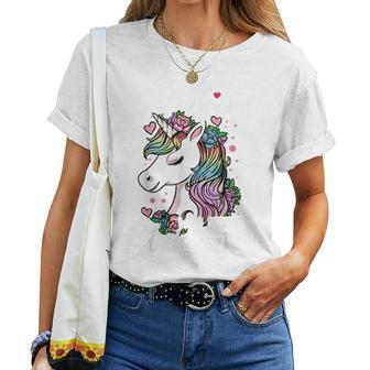 Unicorn Just A Girl Who Loves Unicorns Women T-shirt | Mazezy
