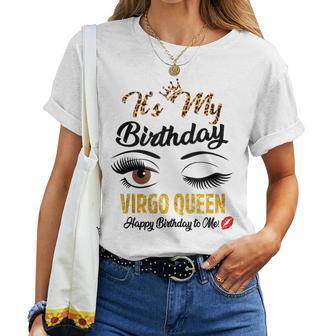 Virgo Queen Its My Birthday Daughter Girls Women T-shirt