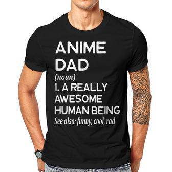 Anime Dad Definition Gift For Women Men T-shirt Crewneck Short Sleeve | Mazezy