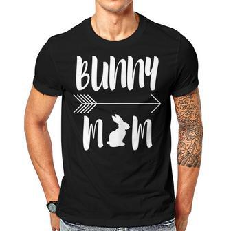 Bunny Mom Funny Rabbit Mum Gift For Women Men T-shirt Crewneck Short Sleeve | Mazezy