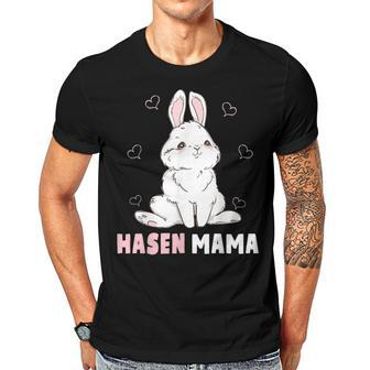 Cute Bunny Easter Rabbit Mum Rabbit Mum Gift For Women Men T-shirt Crewneck Short Sleeve | Mazezy
