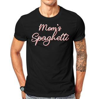 Funny Mothers Day Moms Spaghetti And Meatballs Lover Meme Gift For Women Men T-shirt Crewneck Short Sleeve | Mazezy AU