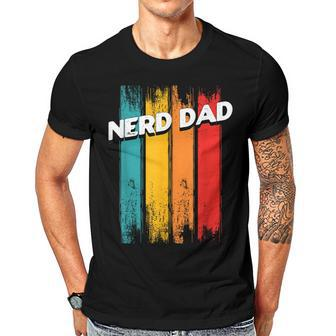 Nerd Dad Conservative Daddy Protective Father Funny Gift For Women Men T-shirt Crewneck Short Sleeve | Mazezy