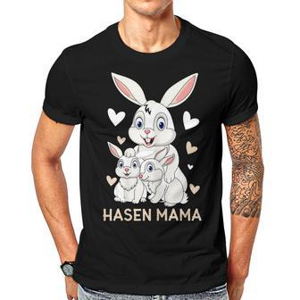 Rabbit Mum Design Cute Bunny Outfit For Girls Gift For Women Men T-shirt Crewneck Short Sleeve | Mazezy