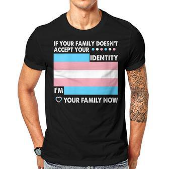 Transgender Support Funny Trans Dad Mom Lgbt Ally Pride Flag Gift For Womens Gift For Women Men T-shirt Crewneck Short Sleeve | Mazezy