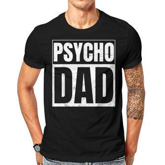 Weapons Design For Psycho Dad Handgun Lovers Gift For Women Men T-shirt Crewneck Short Sleeve | Mazezy